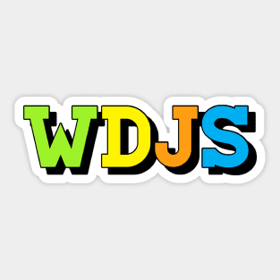 what does jesus say (wdjs) Sticker